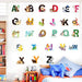 Finduat Alphabet Wall Stickers Removable Animal ABC Stickers for Kids 4