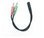 Generic Plug 3.5mm Black 20cm 2