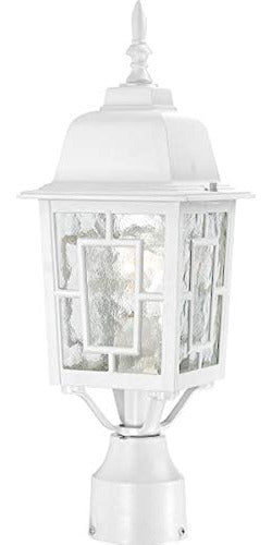 Nuvo Wall Lantern Bath 60/4927 with Upward Arm and Frosted Glass 0