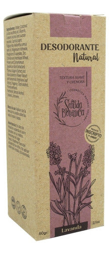Sentida Botánica Natural Lavender Cream Deodorant Vegan 4