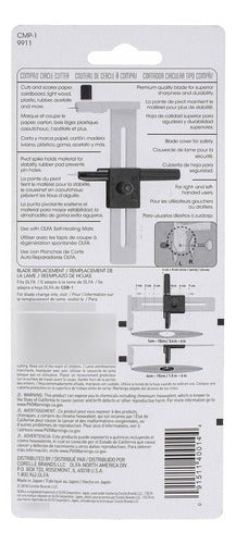 Cutter Olfa Cmp-1 Compas De Corte Cortar Círculos Hasta 15cm 4