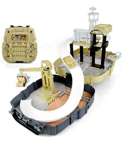 Deluxe Military War Battleground Toy Set for Children 3-7 Years 0