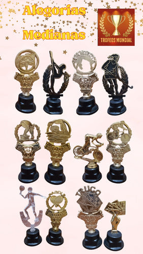 Terna Trofeos / 45cm 50cm 55cm/ Futbol / Alegoria A Elección 5