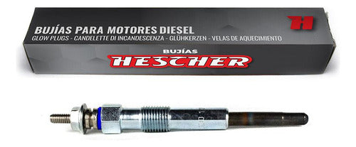 Hescher Kit X4 Preheating Glow Plug HC-130 for Citroen Saxo 1.5 D 1