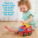 Kidoozie Press 'n Zoom Fire Engine - Activity Toy 2