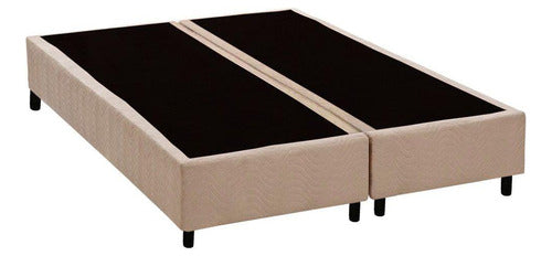 Cama Box Base King Suede Bege (193x20)costa Rica 0