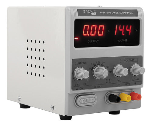 Gadnic Laboratory Power Supply Adjustable 15V 2A LCD Digital 0