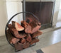 Firewood Holder 02 Fireplace Wood Log Rack Iron Home Decor Aguero Deco 1
