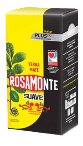 Rosamonte Yerba Mate Suave Plus 500g Pack of 3 0