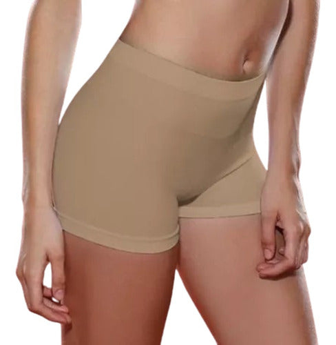 Aretha Short Calza Corta Sin Costura Modelante Art 605 2