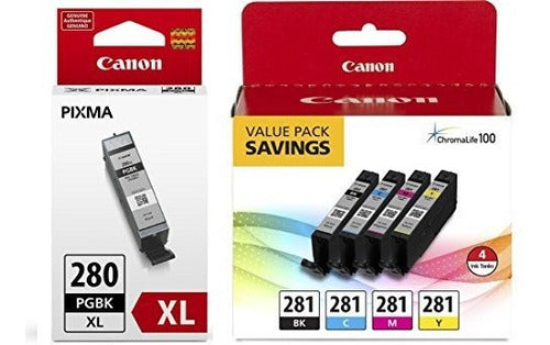 Canon CLI281 BKCmy 4Color Ink Tank Value Pack 0