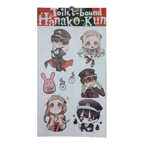 Plancha De Stickers Jibaku Shnen Hanako Kun Serie Anime 0