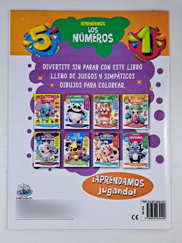 Brainy Kids Aprendemos Los Numeros - Libro Infantil De Aprestamiento 2