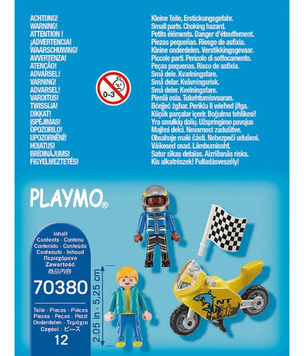 Playmobil Special Plus 70380 Niños Con Moto De Carreras 4