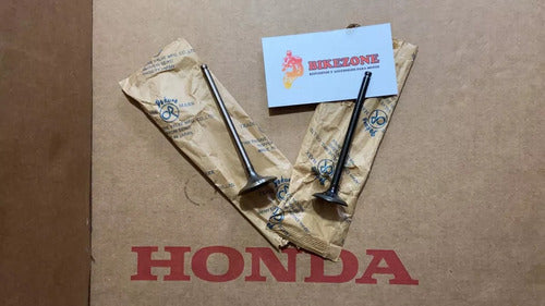 Set of 2 Honda Bros 125 XR 125 Intake + Exhaust Valves from Japan 1