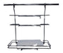 Barral Metal Cromado  Acc. De Fij 80 Cm Largo+ Porta Rollo 2