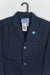 Blue Unisex Dust Coat - Arciel Fabric Size 12 1