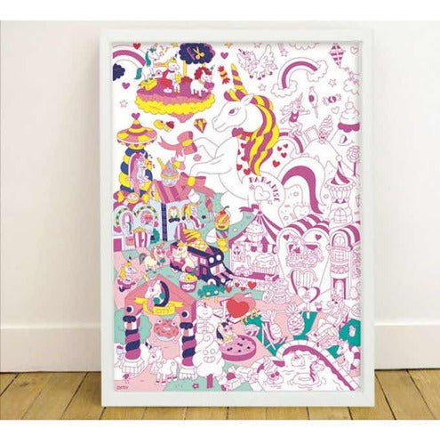 Lily Omy Cadaques Kids Giant Coloring Poster 1