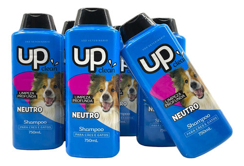 05x Shampoo Neutro Para Cães E Gatos Pet Maciez E Brilho 750 0