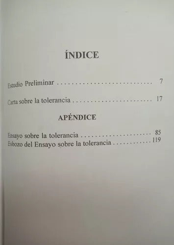 SORELLA LIBROS - Carta Sobre La Tolerancia - John Locke 3