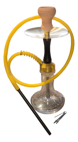 Hookah Premium Gold 46cm Black + Accessories 0