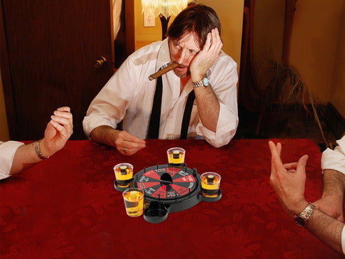 Generic Roulette Shots with 4 Tequila Shot Glasses for Pre-Game Fun 2