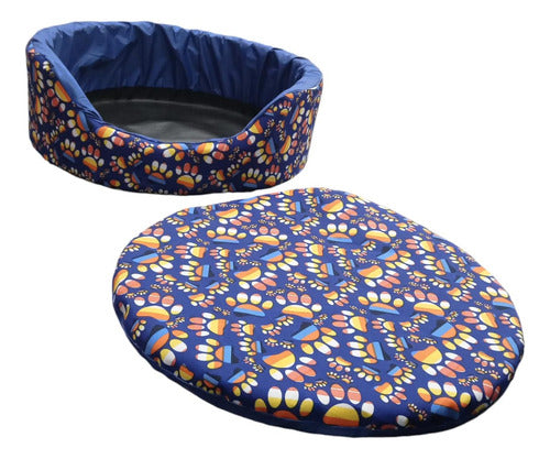 JYL Round Moses Bed Removable Cover for Dogs and Cats N4 1