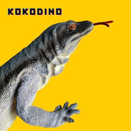 Kokodino Dragón De Komodo Lagarto Reptil Iguana Juguete Goma 45cm 0