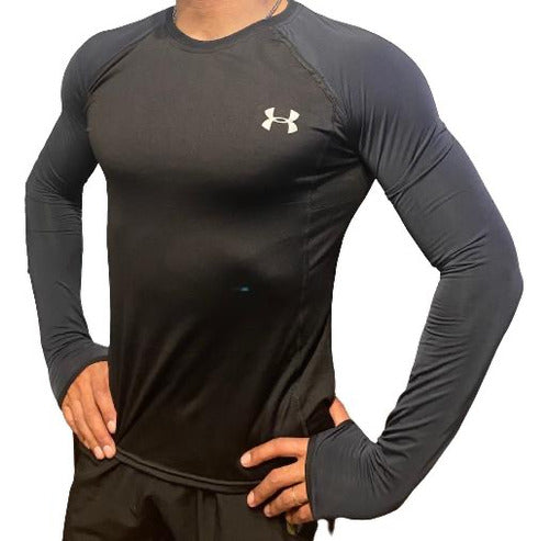 Thermal Long Sleeve Under Microfiber Fit Shirt 11