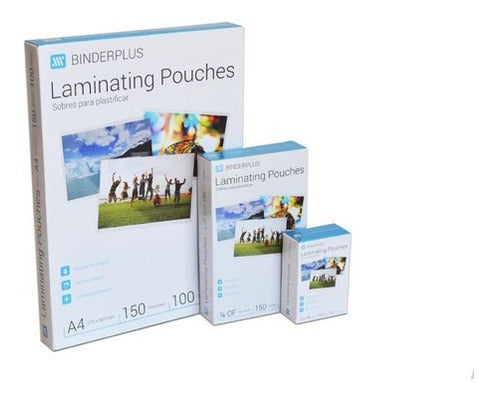 Binderplus Hot Laminating Pouch A4 X 200 + Pouch 60x90 X 100 1