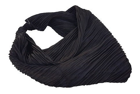 Pleated Solid Color Scarf BA1157bis 1