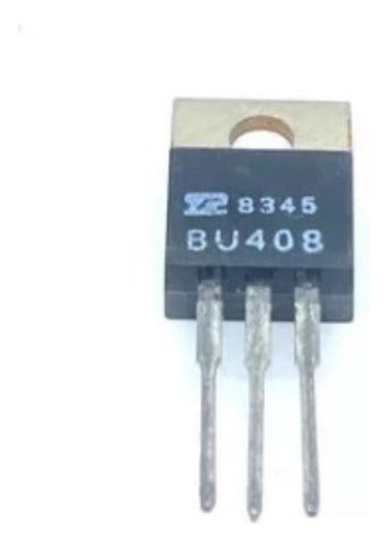 Kit Com 05 Peças - Transistor Bu408 1