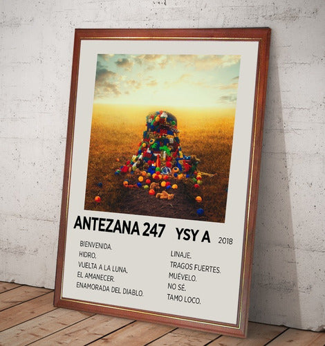 YSY A Poster Album Antezana 247 Framed Wall Art Display 0