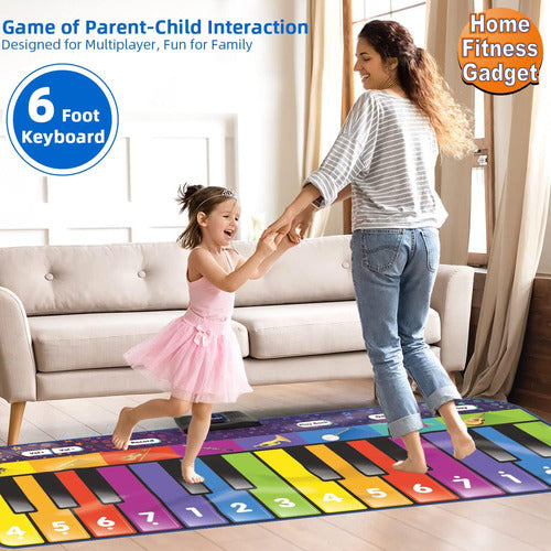 Alfombra De Piano Para Niños, 24 Teclas, 72 Cm De Largo 3