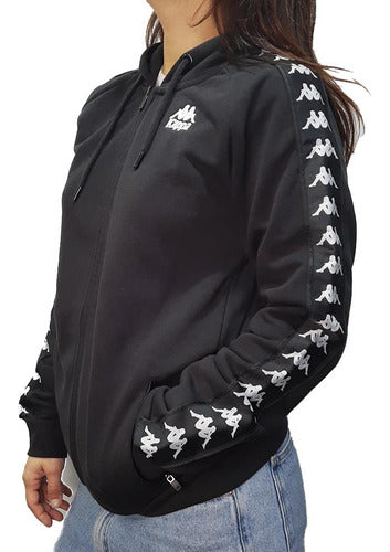 Kappa Women's Jacket - Banda Balzi 2 Black-White 5