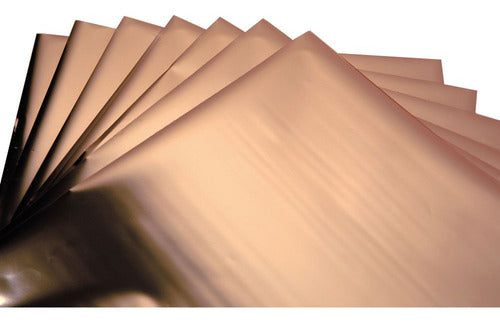 Scrapbooking Set of 10 Foil Sheets 6x6 - Rose Gold - Sizzix 1