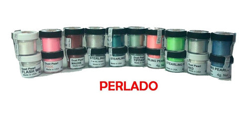 Pearl Powder Colorant King Dust X6 Units Cotillon Sergio Once 0