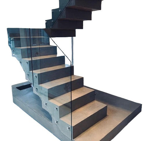 Luxur Advanced Coating Microcement on Stairs with Smooth Cement Coating 0