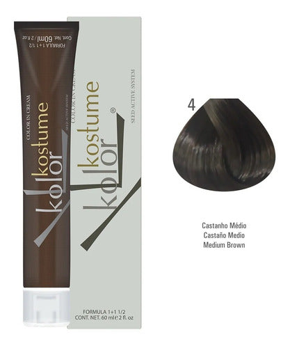 Kostume Tinta Kolor 4 Castaño Medio 60ml 1