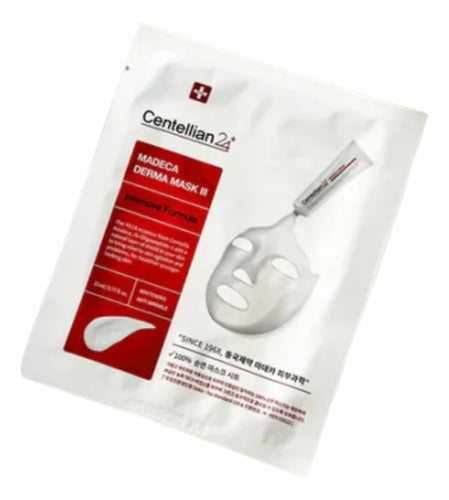 Centellian 24 Madeca Derma Mask III Intensive Formula (5 Units) - Centellian 24 Mascarilla Facial Skincare Coreano 5 Unidades