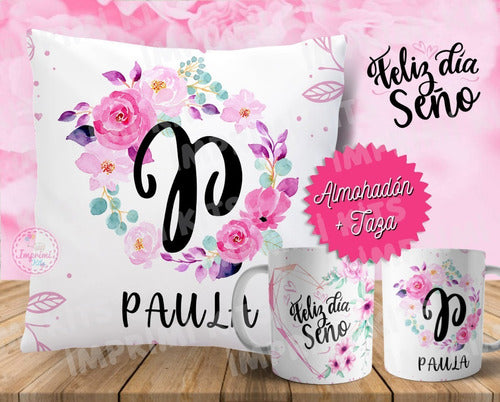 Imprimi Kits Plantillas Almohadones Y Tazas Día Del Maestro Sublimar #2 7