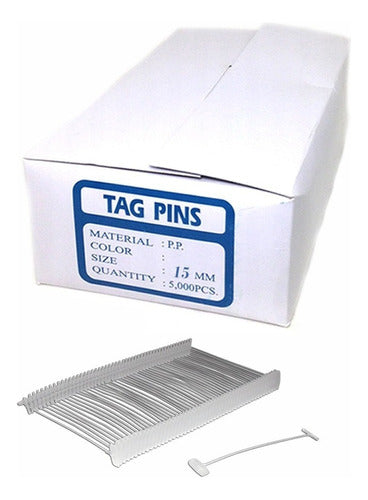 Tag Pin 5,000 Seal Stamps 15mm Gun Clothing Labels 0
