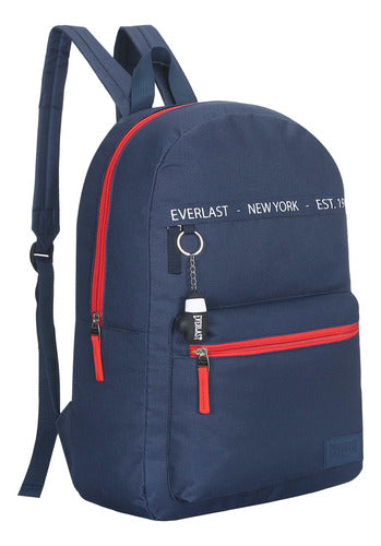 Everlast New York Notebook Backpack with Boxing Glove Keychain 20