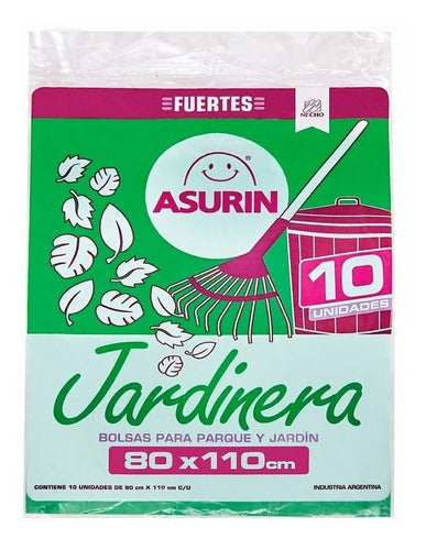 Asurin Garden Waste Bags 80x110cm Park and Garden 10u 0