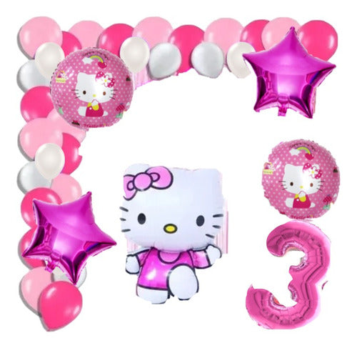 Kitty Balloon Decoration Set 0