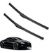Kit 2 Front Flex Rubber Wiper Blades Peugeot Rcz 2011 To 2015 0