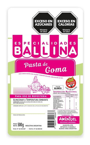 Ballina Gum Paste 500g Cake Decoration 0