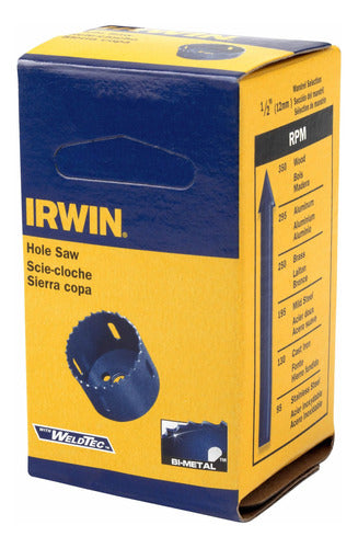 Irwin Sierra Copa 46mm Bimetal Mecha Metal Madera Acero 5