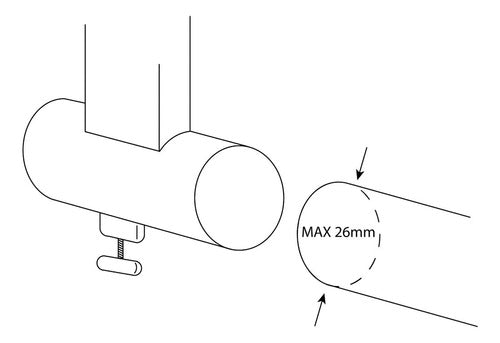 Stagg KXS-AE Keyboard Stand Extension for Keyboard Stand 5