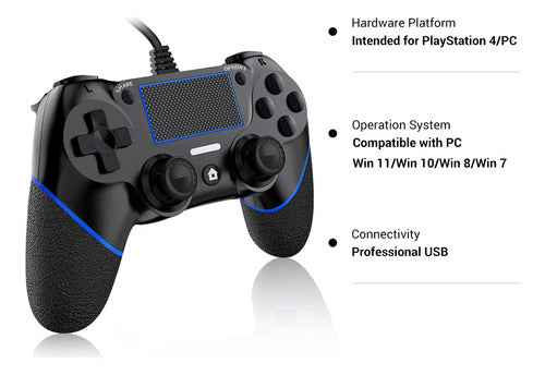 DIANVEN Wired Controller for PS4 5